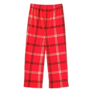 Wondershop Toddler Red Plaid Fleece Matching Family Sleep Pajama Pants